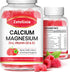 Sugar Free Calcium Gummies for Women Men, Calcium Magnesium Zinc with Vitamin D3 & K2, Calcium Magnesium Supplement for Bones Muscles and Joints, ...