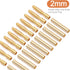 100 PCS RC Bullet Connectors 2mm 3.5mm 4mm Female Male Gold Banana Bullet Connector Plug with Heat Shrink Tube...