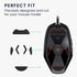 kwmobile Mouse Feet Replacement Compatible with Logitech G303 / G302 Computer Mouse Skates Sticker - Black...