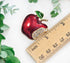 Gyn&Joy Hand Painted Red Apple Fruit Brooch Pin...
