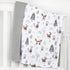 HOMRITAR Baby Blanket for Boys Girls Soft Plush Minky Blanket with Double Layer Dotted Backing for Toddler with Forest Foxes Multicolor Printed 30...