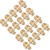 Brass Straight Grease Fitting, | M10x1mm Metric | Hydraulic Grease Nipple - (Applications: for Replacing Missing or Broken Oil Fitting), 20-Pieces...