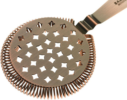 Barfly Classic Hawthorne Spring Bar Strainer, O/S, Antique Copper,M37037ACP...
