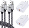 Quick Charge 3.0 Fast Charger Block for Samsung Galaxy S24 Ultra S23 FE S22 S21 S20 S10e S9 A15 A25 A54 A14 A03s A10e A11 A21 A20 A51, Moto G Powe...