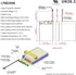 EEMB 3.7V Lipo Battery 1350mAh 803448 Lithium Polymer ion Battery Rechargeable Lithium ion Polymer Batteries with JST Connector-Confirm Polarity B...