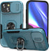Case for 15 Plus Phone Case with Camera Cover and Kickstand Heavy Duty Protection 15 Plus Phone Case Cover for iPhone 15 Plus -Blue...