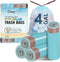 JOYEUX 4 Gallon Small Trash Bags, No-Tearing Drawstring Garbage Bags for Bathroom Kitchen, Beachside Breeze Scent, 60 Count...