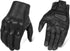 Updated Full Finger Leather Motorcycle Gloves Phone Touch Goat Skin Black Motorbike Riding Gloves (Updated,Non-Perforated, L)...