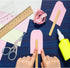 Weabetfu 3.6-inch Sewing Scissors Small Embroidery Crafting Scissors with Leather Scissors Cover Cross Stitch Knitting Scissors Sharp Craft Scisso...