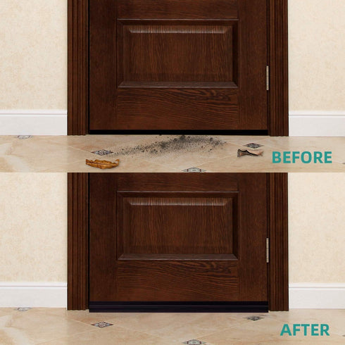 Suptikes 2 Pack Door Draft Stopper?Door Sweep for Exterior & Interior Doors,Door Bottom Seal Dust and Noise Insulation Weather Stripping Draft Gua...