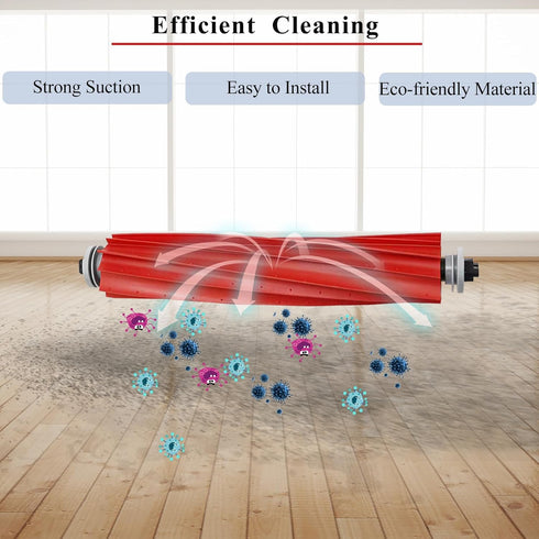 Rubber Main Brush Compatible with Roborock Q Revo S7 S7+ S7 MaxV S7 MaxV Plus T7S T7S Plus Q7 Q7 + Q7 Max Q7 Max+ Robot Vacuum Cleaner...