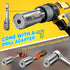 Universal Socket Tool Gifts for Men - Super Universal Grip Socket Set Unscrew Any Bolt with Power Drill Adapter 7-19mm Fathers Day Birthday Gift C...