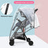 Stroller Rain Cover Universal Stroller Cart Umbrella Rain Cove Accessory, for Babies Winter Windproof Waterproof Dustproof and Snowproof...