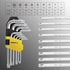 Torx Hex Key Allen Star Short Arm Wrench Hex Keys Security Torx End Holes Set of 9 Pieces with Storage Case T10-T50 for Home Maintenance DIY...