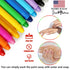 Jim&Gloria Face Paint Makeup Kit 8 Large Pens with Stencils Face Painting Tattoo Washable Body Markers Skin Safe Eyeblack Stick Baseball Sports Ha...