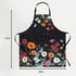 ASPMIZ Floral Apron for Adults, Waterproof Women Apron with 2 Pockets, Flower Cooking Aprons with Adjustable Neck Strap, Kitchen Apron for Washing...