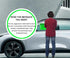 50 Pcs Parking Violation Stickers Notice Parking Violation StickersTow Stickers for Car Vehicle Private Warning Tag Adhesive Car Window Fluorescen...