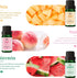 Fragrance Oil, MitFlor Premium Fruit Essential Oils Set, Fruity Scents for Soap & Candle Making, Summer Diffuser Oils, Refreshing & Long-Lasting, ...