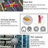 10 Rolls of 0-9 Number Tube,Yellow Flexible PVC Concave Cable Wire Markers Label Tag (6mm2)...