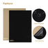 Caydo 12PCS Black Self Adhesive Felt Sheets, Soft Velvet Sticky Back Felt for Jewelry Box and Drawer Liner, Art and Craft Making(A4 Size)...