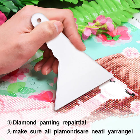 16pcs Diamond Art Drill Pen DIY Diamond Painting Tools Diamond Art Storage Tray with Multiple Sizes Painting Pens Screw Thread Tips Craft Tweezers...