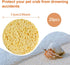 20 Pieces Hermit Crab Sponges,Real Pets Crab Sea Sponges in Yellow,Provide Nutrients Crab Sponges,Hermit Crab Water Dish Sea Sponge,for Pet Hermit...