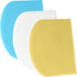 SURDOCA Dough Scraper Bench Scraper - 3P 4.7x3.7" Plastic Flexible Bowl Scraper, Sharp Edge & Angles Cake Scraper. Non-Slip Bakeware Decorating To...