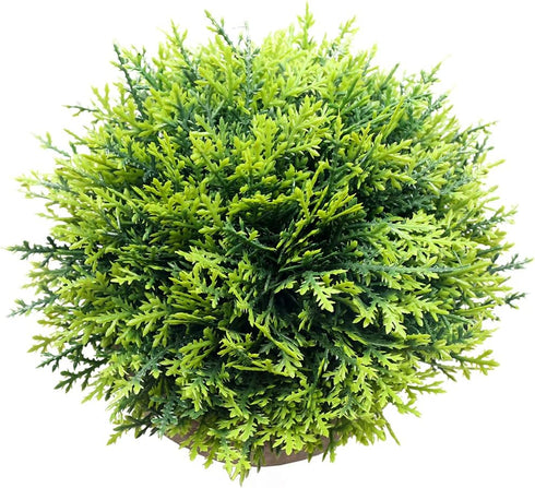 Mini Fake Cypress Cedar Plants for Bathroom Home Office Desk Decor, Small Artificial Faux Greenery for Farmhouse Decorations (Potted Plants) (1)...