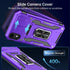 MERRO for iPhone XR Case with Screen Protector,Sliding Camera Cover,Military-Grade Cover with Magnetic Stand Phone Case 6.1" Purple......