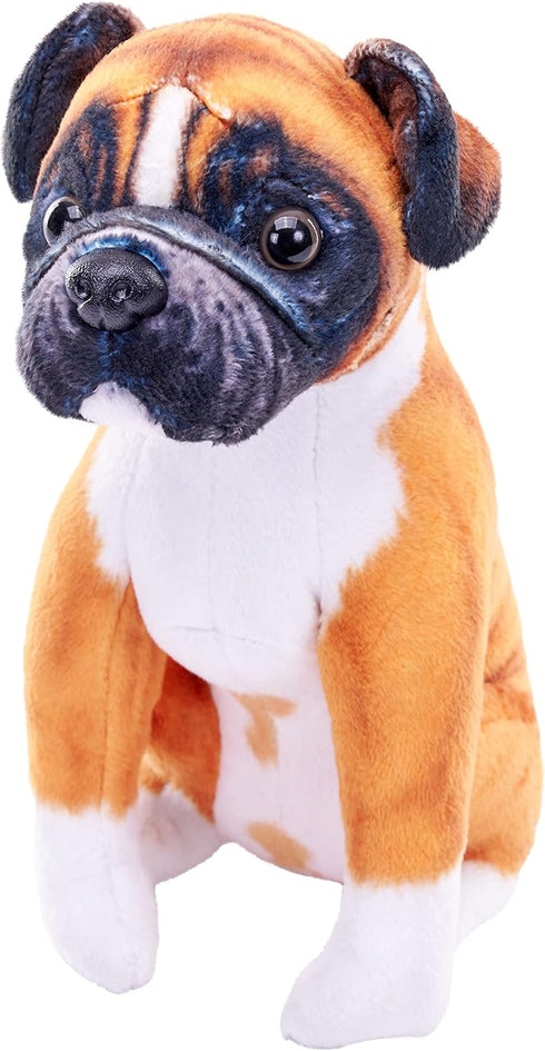 Wild Republic Rescue Dog, Boxer, Stuffed Animal, with Sound, 5.5 inches, Gift for Kids, Plush Toy, Fill is Spun Recycled Water Bottles, Small...