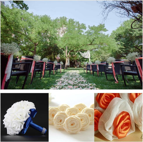 Double Face Satin Ribbon 1" Wide x 20 Yards for Party Wedding Home Decoration Handmade Craft (810 Ivory)...