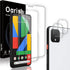 2 Pack Tempered Glass Screen Protector for Google Pixel 4 - and 2 Pack Camera Lens Protector?HD Clarity??Anti-Scratch??Case Friendly??Anti-fingerp...
