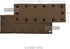 VHC Brands, Black Star, Cotton, 13x36, Woven Quilted Runner, Black...