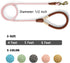 Mile High Life Dog Leash | Strong Rope Dog Leash w Premium Leather Tailor Handle | 5 Feet Dog Leash w Heavy Duty Clasp | Pink Rope Leash for Small...