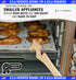 Wooden Oven Rack Puller Stick, Push Pull Tool with Longer Handle Ideal for Kitchen Oven, Convection and Toaster Ovens, Air Fryer and Small Kitchen...