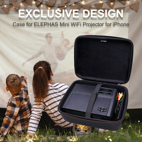 LTGEM Hard Case for ELEPHAS Mini WiFi Projector 2023 Upgraded(Inside: 9.8"x7"x3.5")...