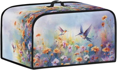 Two Hummingbirds Slow Cooker Cover 6-8 Qt Flower Bush Slow Cooker Bag Crock Pot Cover Keep Appliance Clean Kitchen Tool Kitchen Small Appliance Du...