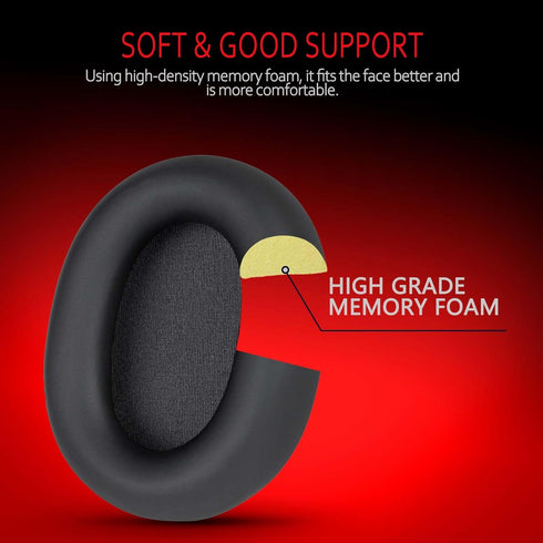 Krone Kalpasmos Replacement Earpads for Sony WH-1000XM5 (WH1000XM5), Premium Sony Wh-1000xm5 Ear Pads Accessories with Soft Protein Leather and Hi...