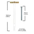 TOGGLER SNAPTOGGLE BB Toggle Anchor with Bolts, Zinc-Plated Steel Channel, Made in US, 3/8" to 3-5/8" Grip Range, For 1/4"-20 UNC Fastener Size (P...