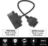 YACSEJAO 7 Pin to 16 Pin OBD2 Adapter, 7 Pin Male OBD1 to OBD2 OBDII 16 Pin Female Diagnostic Scanner Adapter Cable for Auto (F-O-R-D) Repair Tool...
