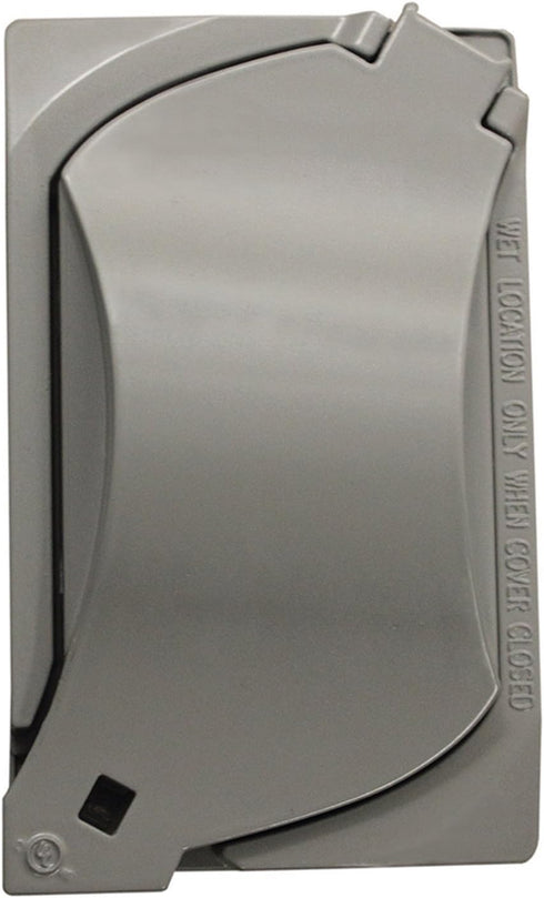 Sigma Electric, Gray Sigma Engineered Solutions, 14147 1-Gang Universal Weatherproof Cover, No Size...