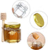 1.5 oz Hexagon Mini Glass Honey Jars -30Pack Honey Jars with Wood Dipper, Gold Lid, Bee Pendants, Jutes - Perfect for Baby Shower, Wedding Favors,...