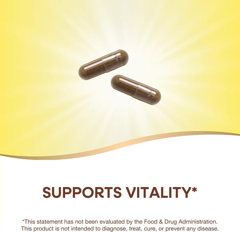 Nature's Way Gotu Kola - 950 mg per 2-capsule serving - Supports Vitality & Longevity* - Gluten & Dairy Free - Non-GMO Project Verified - 180 Vega...