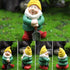Mini Garden Gnomes Set of 7 - Fairy Garden Accessories, Tiny Gnome Figurines for Miniature Fairy Garden Decor, Plant Pot Decorations, Gnome Cake T...