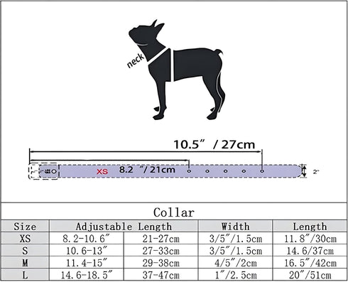 Spiked Dog Collar Soft Pu Leather Rivet Spike Stud Studded Cat Collars Adjustable for Girl Boy Small Breed Pet Teacup Mini Tiny Puppy Kitten Pink ...