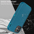 for iphone 11 Case, Military Grade 3 in 1 Heavy Duty Shockproof/Drop Proof/Dust Proof Case with 2Pcs Tempered Glass Screen Protector (Blue/Turquoi...