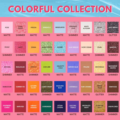 45 Shades Eye Shadow Makeup Palette Set Colorful Bright, High Pigmented Eyeshadow Pallets, Matte Shimmer Glitter for Halloween...