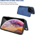 for iPhone 11 Pro Max Wallet Case with Card Holder,OT ONETOP PU Leather Kickstand Card Slots Case,Double Magnetic Clasp and Durable Shockproof Cov...