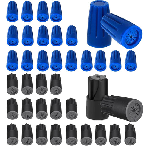 40PCS Waterproof Outdoor Wire Electrical Connectors,Sealant Twist Nuts Caps Cable Terminal Connector Gel for Landscape Light, Building Application...