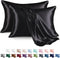 MR&HM Satin Pillowcase for Hair and Skin, Silk Satin Pillowcase 2 Pack, Queen Size Pillow Cases Set of 2, Silky Pillow Cover with Envelope Closure...
